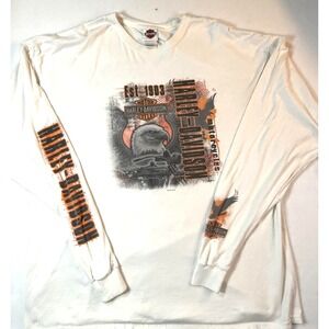 Harley-Davidson T-Shirt Mens 4XL Y2K Biker